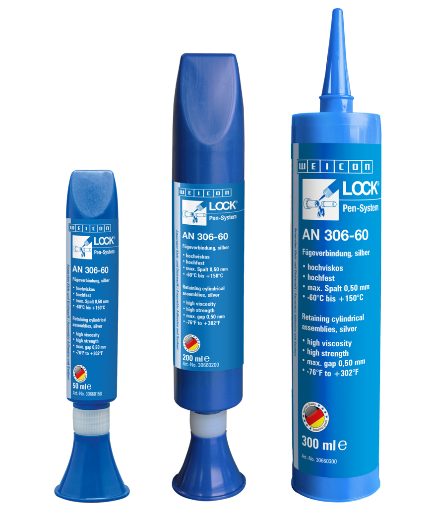 WEICONLOCK® AN 306-60 Retentor de Montagens Cilíndricas | para a reparação de elementos de fixação, de resistência elevada