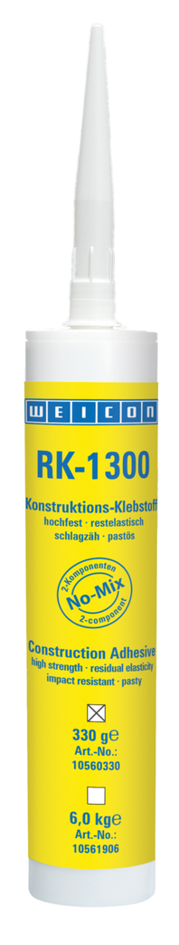 Adesivo Acrílico Estrutural RK-1300 | adesivo estrutural acrílico, adesivo pastoso No-Mix