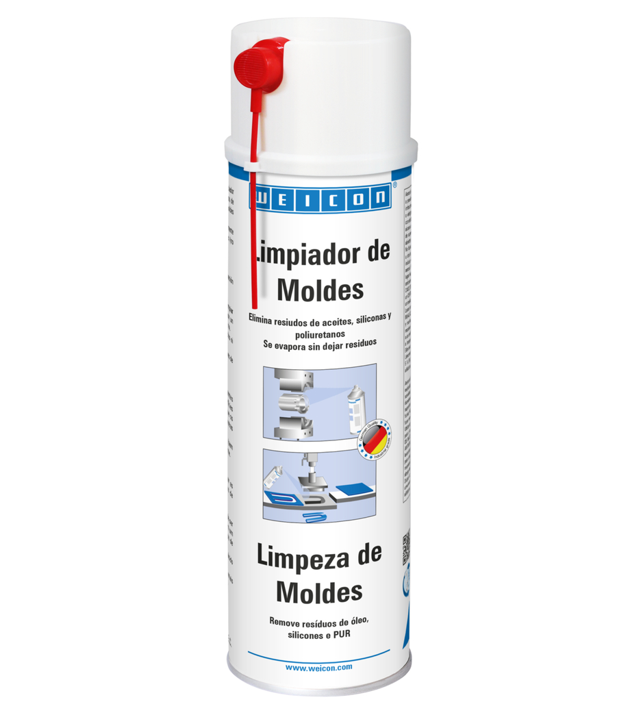 Spray de Limpeza de Moldes | para a limpeza de moldes de plástico, aço ou alumínio