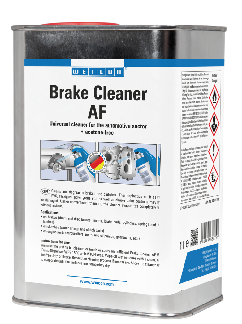 WEICON  Spray de Limpeza de Travões AF | limpeza universal livre de acetona para o sector automóvel