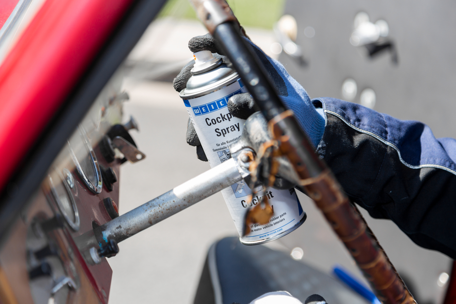 Spray de Cockpit | limpeza de tablier para veículos