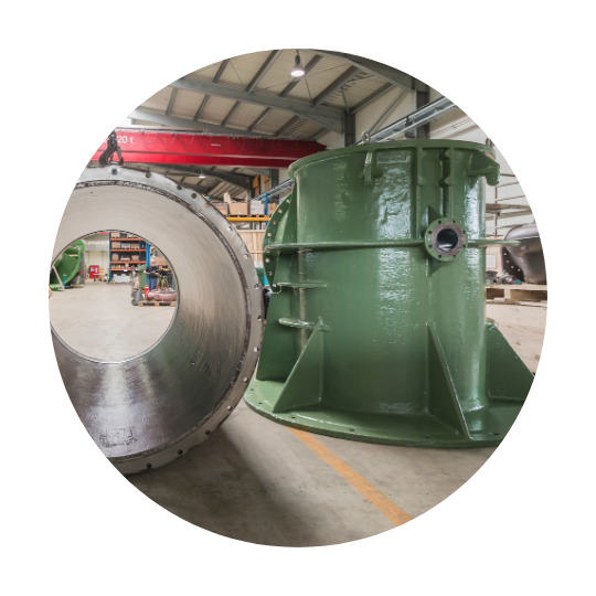 Grande máquina verde