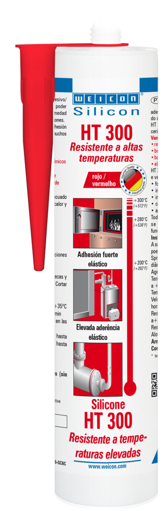 Silicone HT 300 | vedante, resistente a altas temperaturas até +300°C (+572°F)