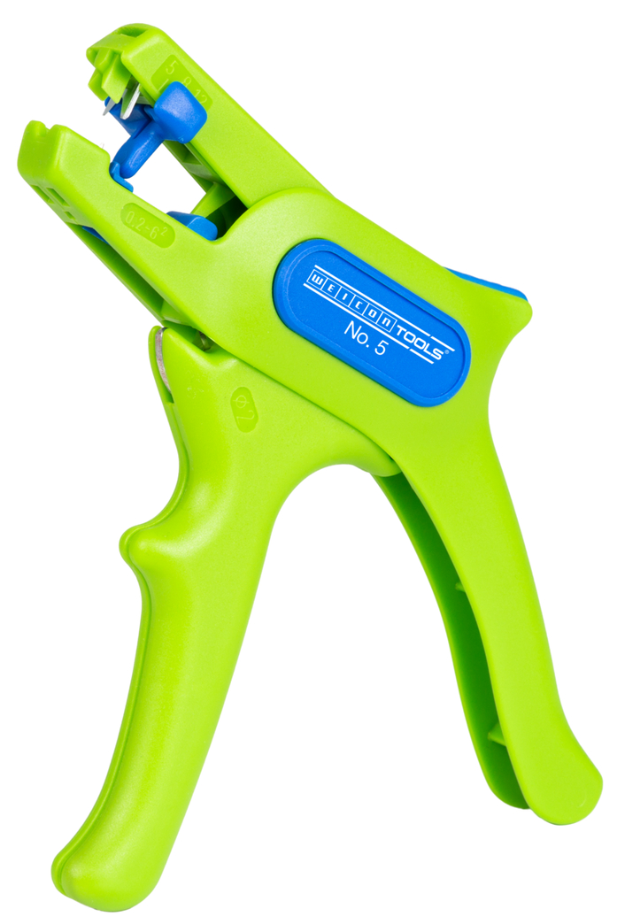 Wire Stripper No. 5 Green Line | ferramenta de descarne sustentável I para todos os condutores trançados e sólidos comuns, intervalo de trabalho 0,2 - 6,0 mm²