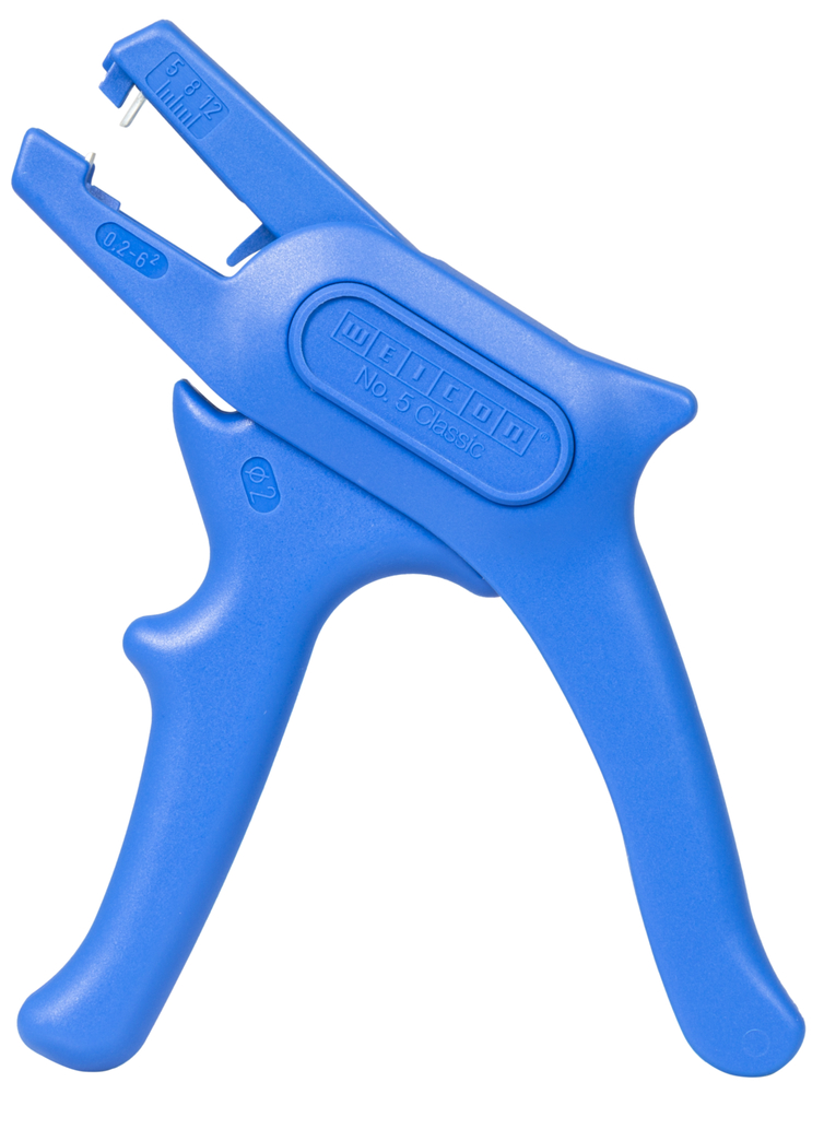 Decapante de cabos N.º 5 Clássico | for all common stranded and solid conductors I working range 0,2 - 6,0 mm²