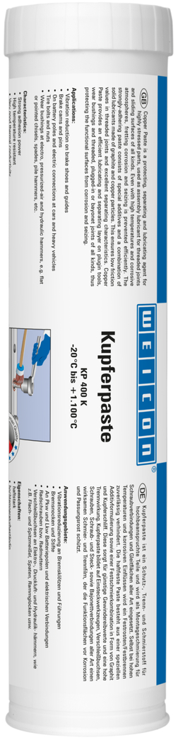 Pasta de Cobre | pasta lubrificante e desmoldante à base de cobre