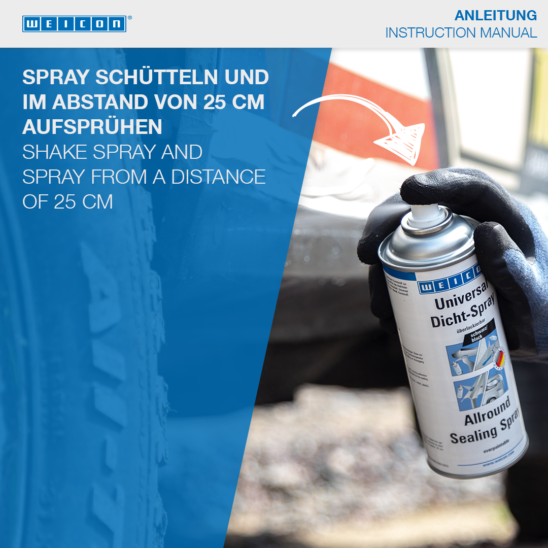Spray Vedante Universal | spray plástico para selagem