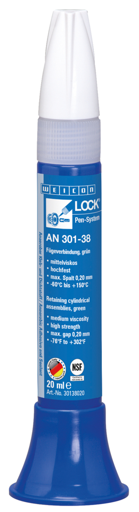 WEICONLOCK® AN 301-38 Retentor de Montagens Cilíndricas | resistência elevada, viscosidade média