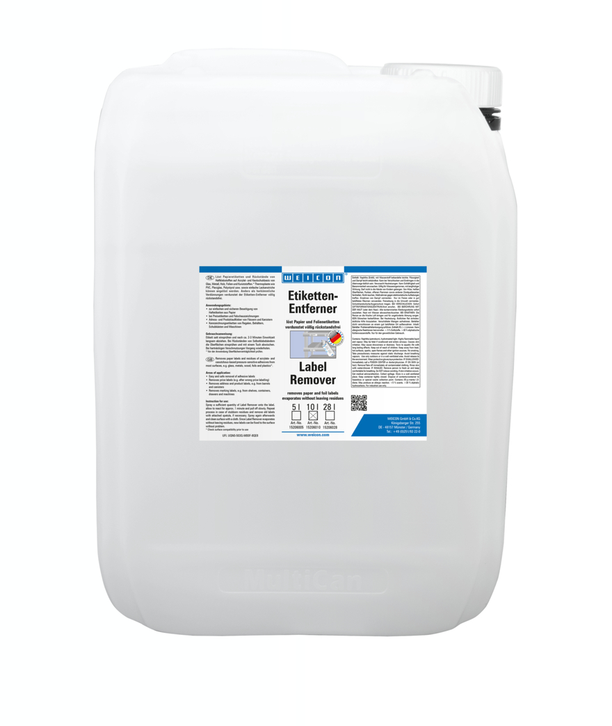 Líquido Removedor de Etiquetas | para papel e etiquetas adesivas