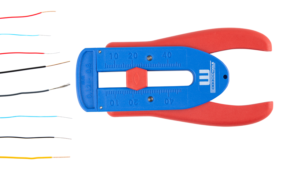 Precision Wire Stripper S | para condutores e fios finos I intervalo de descarne de 0,12 mm a 0,8 mm (36-20 AWG)