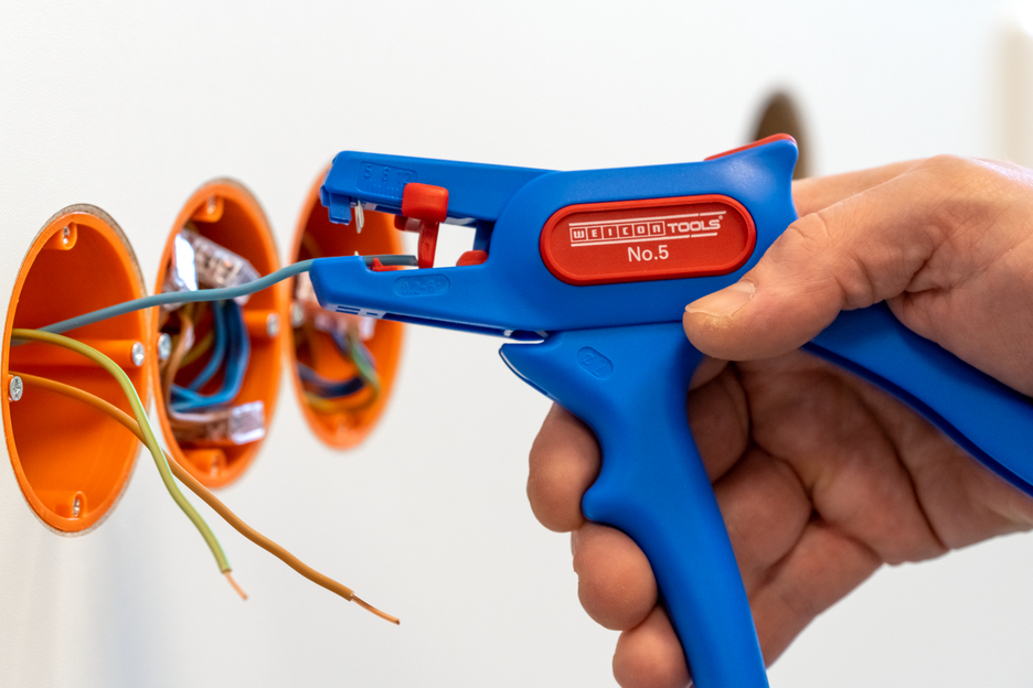 Descarnador de Isolamentos Nº 5 | para todos os condutores trançados e sólidos comuns I intervalo de trabalho 0,2 - 6,0 mm²