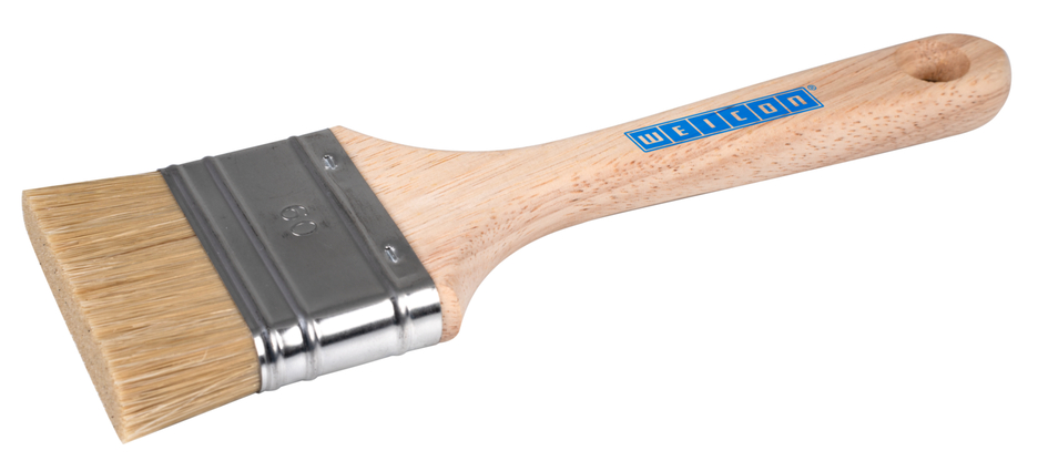 Pincel 60 curto, plano, Plástico Metálico | Cerdas naturais de 24 mm, para materiais fluidos