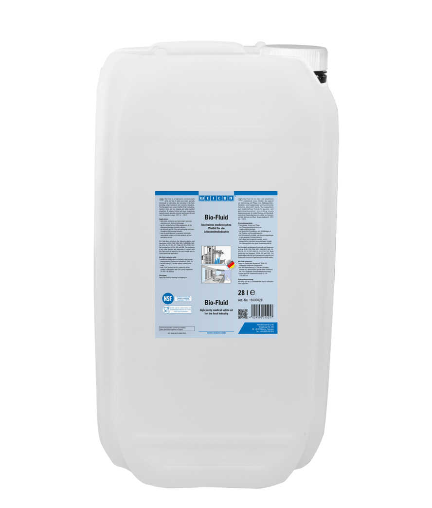 Líquido Bio-Fluid | óleo lubrificante e de manutenção para o sector alimentar NSF H1