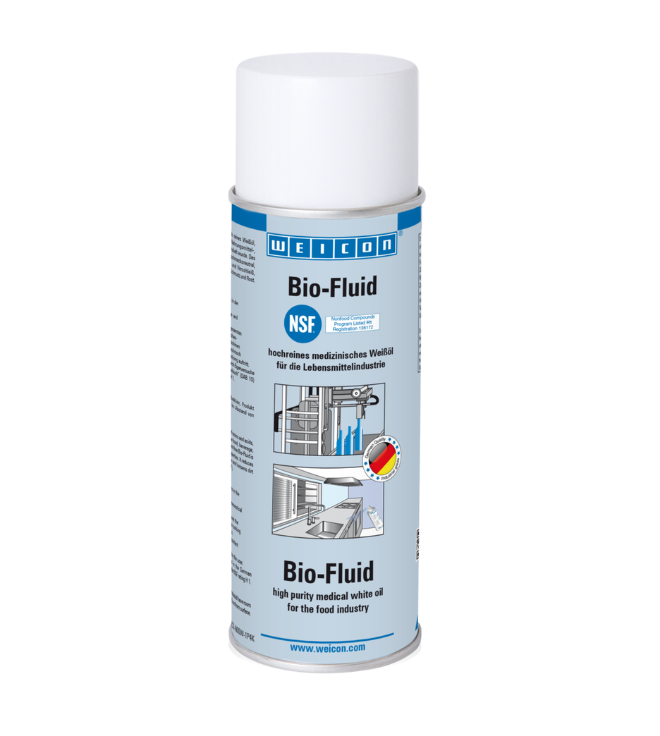 Spray Bio-Fluid | óleo lubrificante e de manutenção para o sector alimentar NSF H1
