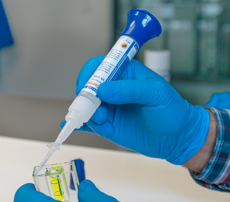 Adesivo Cianoacrilato WEICON Contato VA 1408 | adesivo instantâneo resistente à humidade com viscosidade baixa