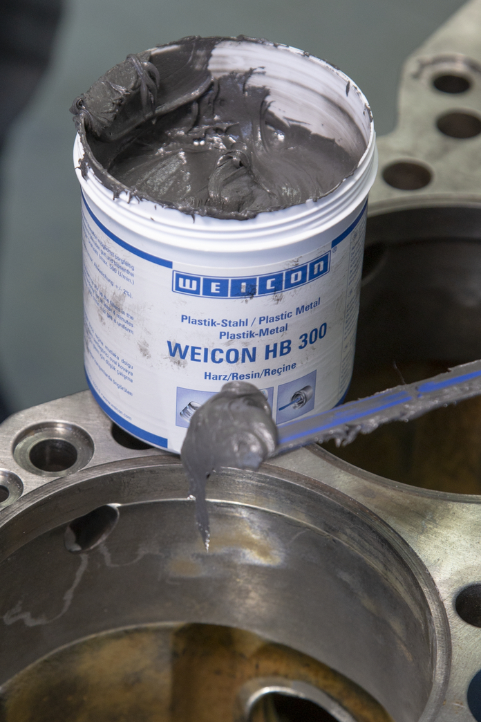 WEICON HB 300 | sistema de resina epóxi resistente a temperaturas elevadas para reparações e moldagem
