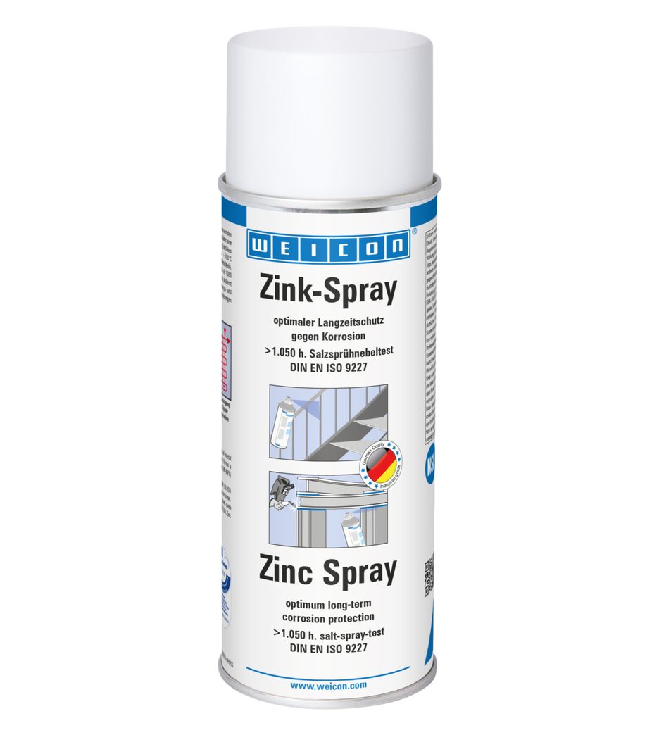 Spray de Zinco | proteção catódica contra a corrosão com aprovação para utilização no sector alimentar