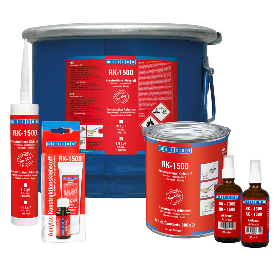 Adesivo Acrílico Estrutural RK-1500 | adesivo acrílico estrutural, adesivo líquido No-Mix