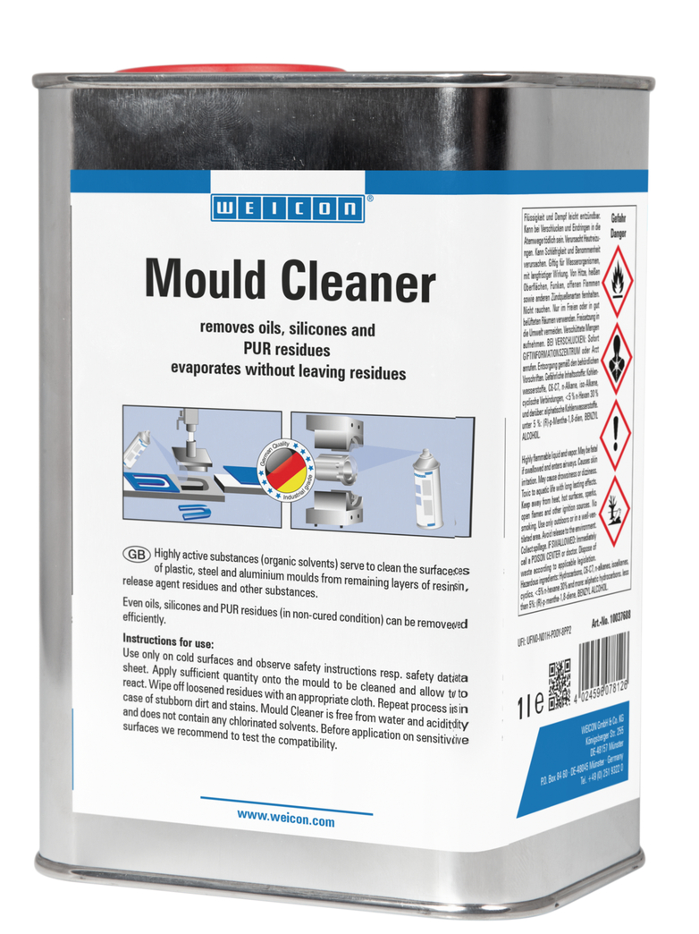 Líquido de Limpeza de Moldes | produto de limpeza especial para ceras, silicones e óleos