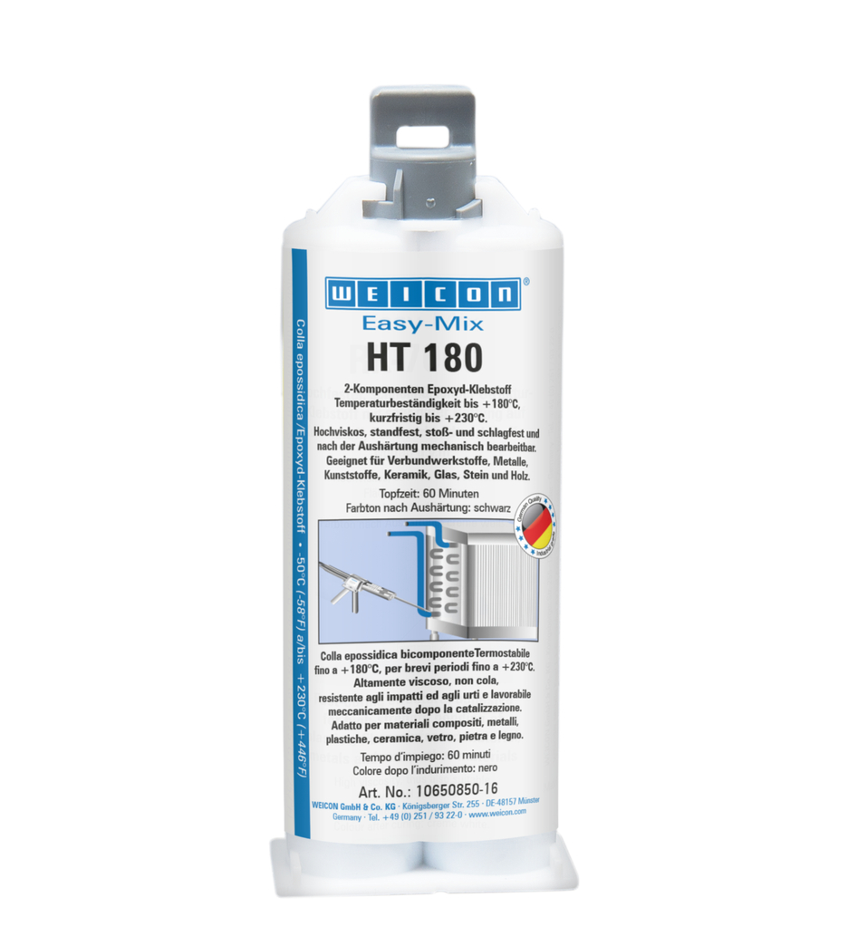 Adesivo Epóxi Easy-Mix HT 180 | adesivo epóxi resistente a altas temperaturas até +180°C