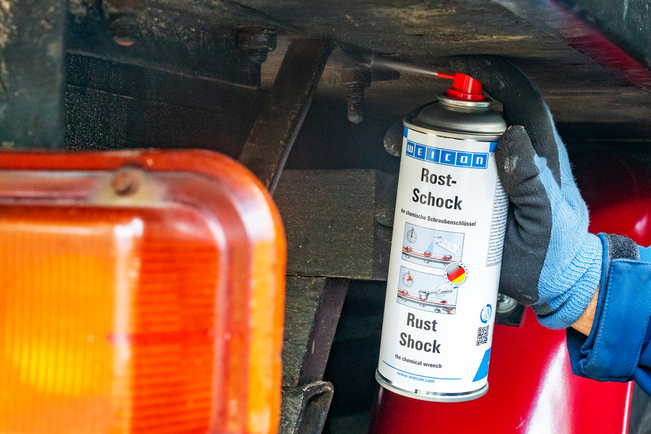 Spray Rust Shock | chave química para desapertar uniões roscadas