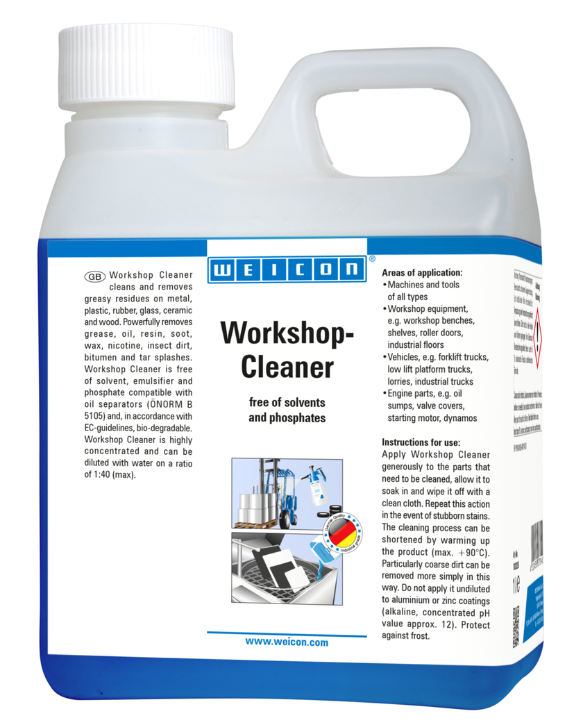 Workshop Cleaner | agente de limpeza universal sem solventes