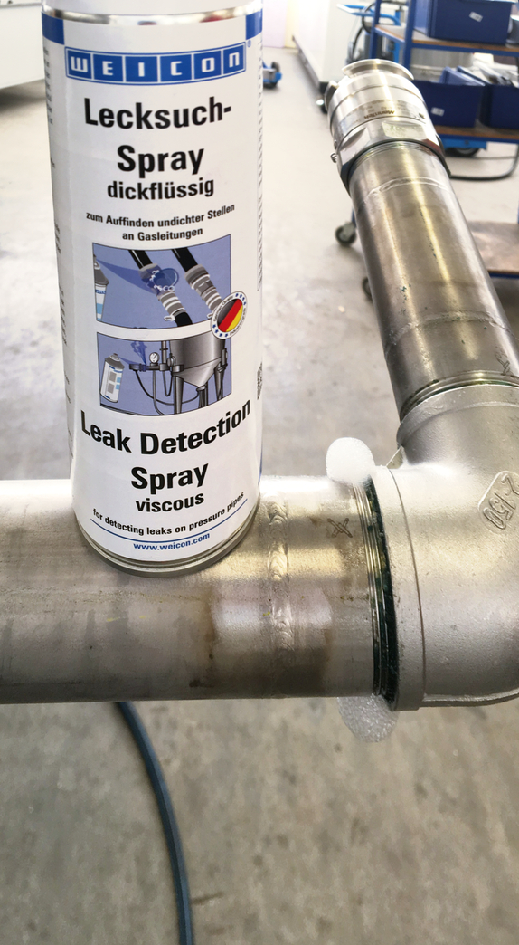 Spray Detetor de Fugas Viscoso | localizar fissuras e fugas em tubos de gás com pressão