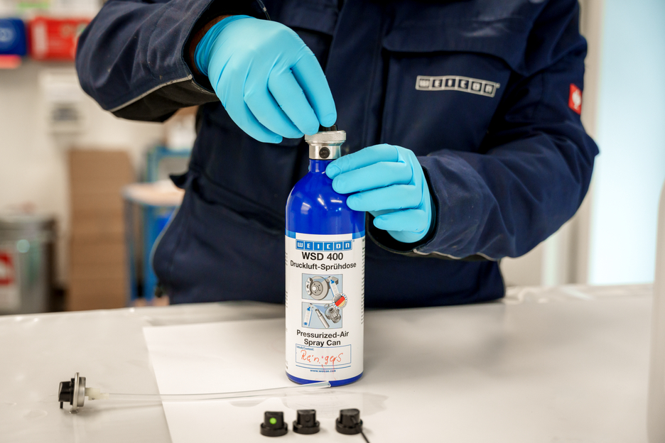 Embalagem e Vaporização de Ar Comprimido WSD 400 | recarregável