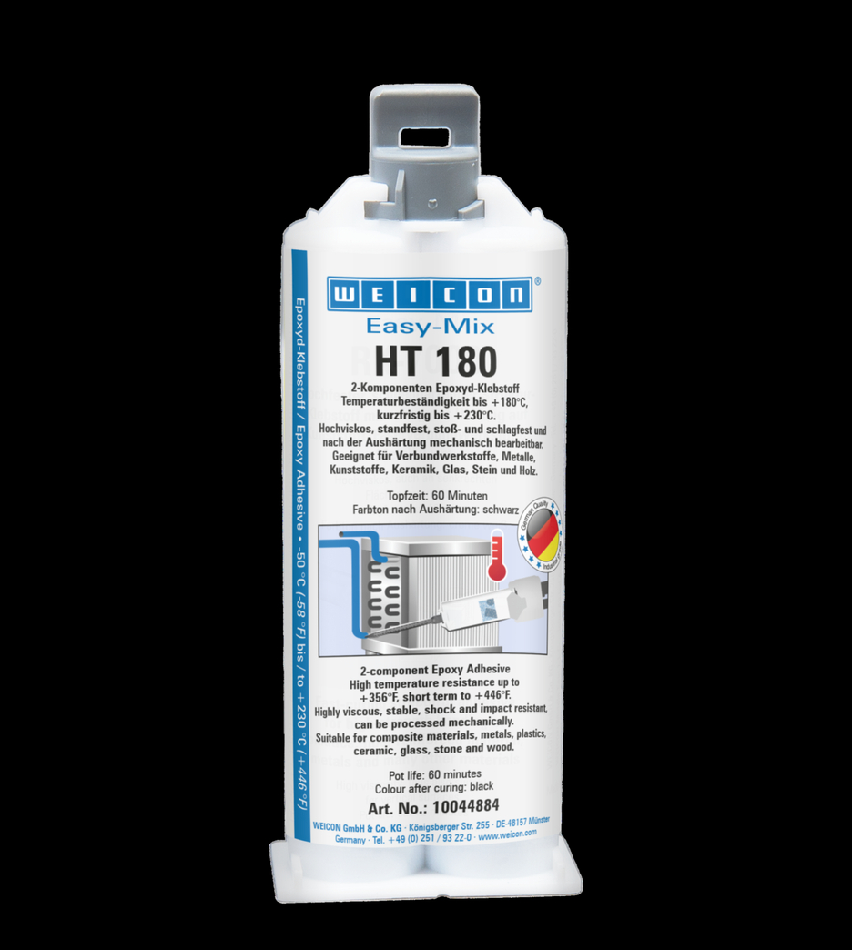 Adesivo Epóxi Easy-Mix HT 180 | adesivo epóxi resistente a altas temperaturas até +180°C