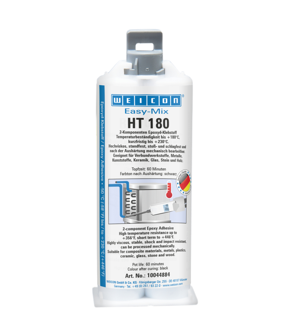 Adesivo Epóxi Easy-Mix HT 180 | adesivo epóxi resistente a altas temperaturas até +180°C