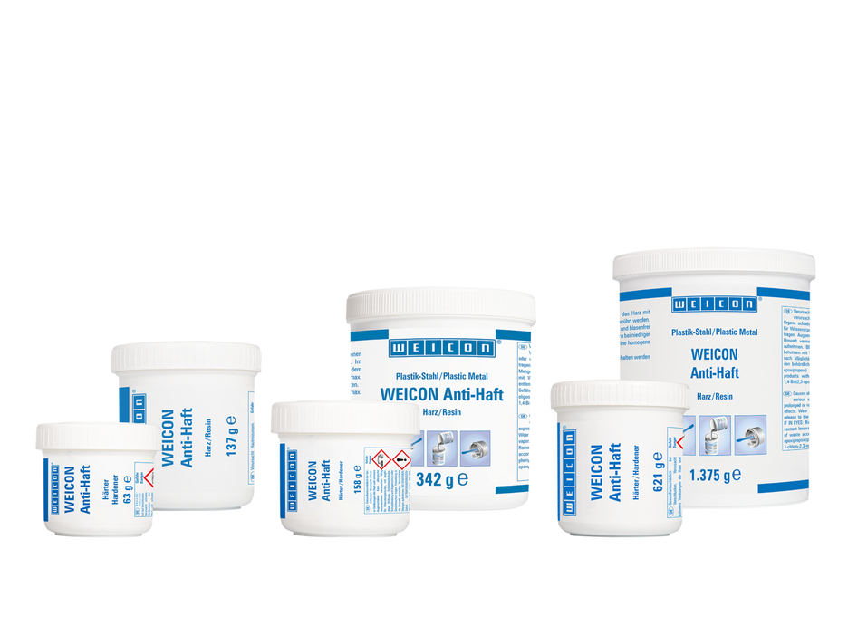WEICON Anti-Stick | sistema de resina epóxi pulverizável para proteção contra o desgaste com propriedades antiaderentes