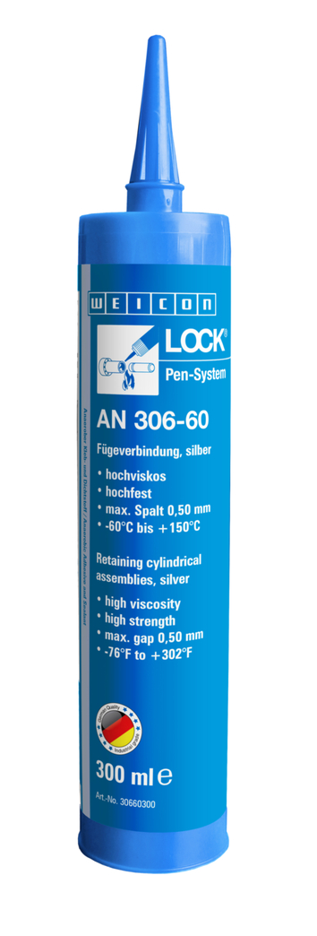 WEICONLOCK® AN 306-60 Retentor de Montagens Cilíndricas | para a reparação de elementos de fixação, de resistência elevada