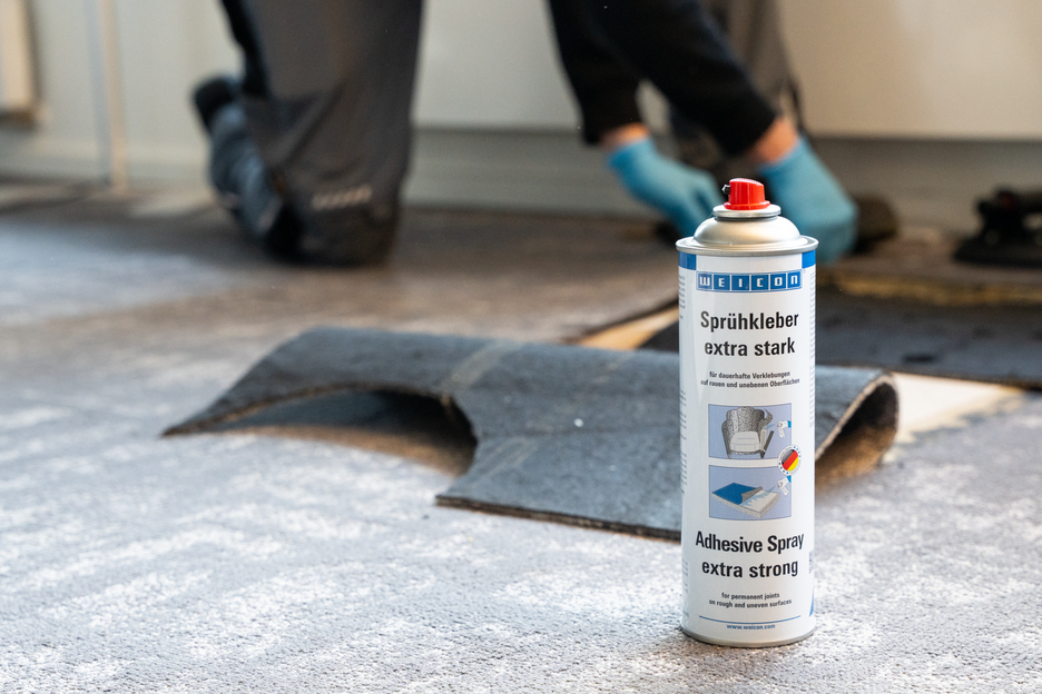 Spray Adesivo Extra Forte | spray adesivo de contacto para uma colagem forte e permanente de feltro, couro artificial e materiais isolantes