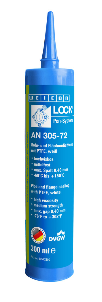 WEICONLOCK® AN 305-72 Vedante de Tubos e Flanges | com PTFE, resistência média, com aprovação para água potável