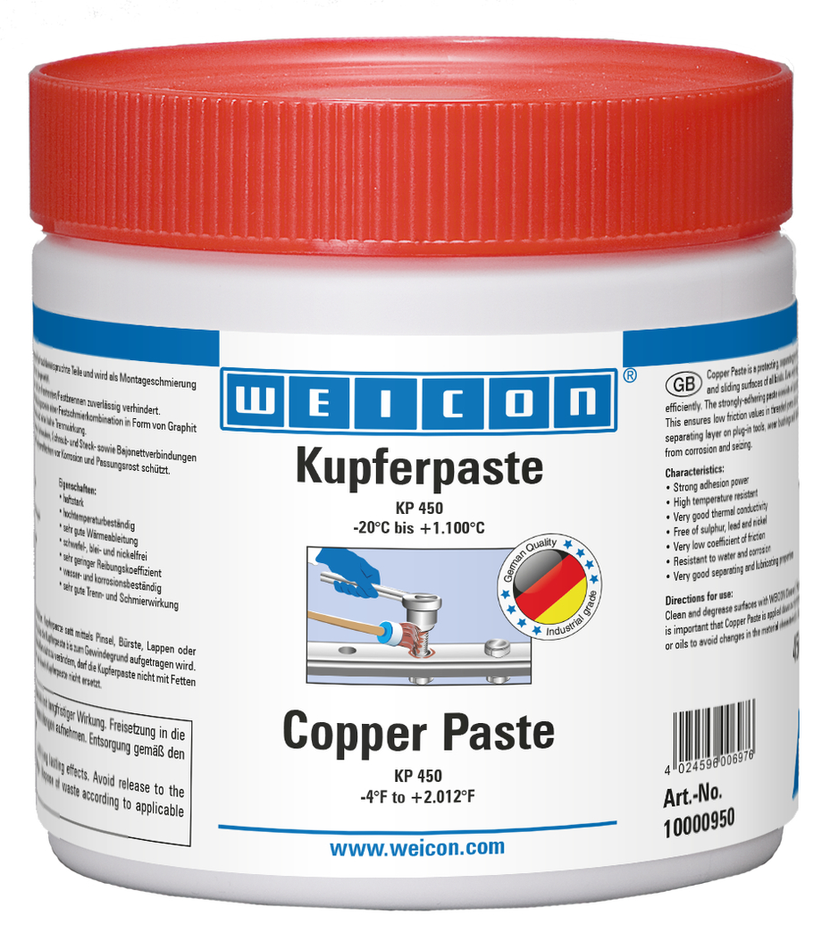 Pasta de Cobre | copper-based lubricant and release agent paste