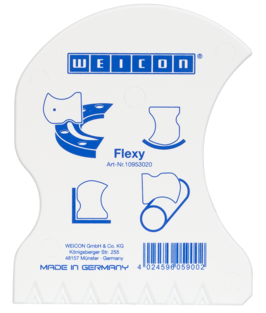 Espátula de Contorno Flexy | espátula com forma especial para moldar eficazmente os contornos