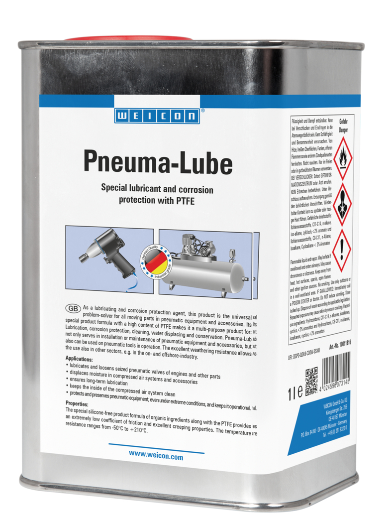 Líquido Pneuma-Lube | lubrificante com PTFE para ferramentas pneumáticas