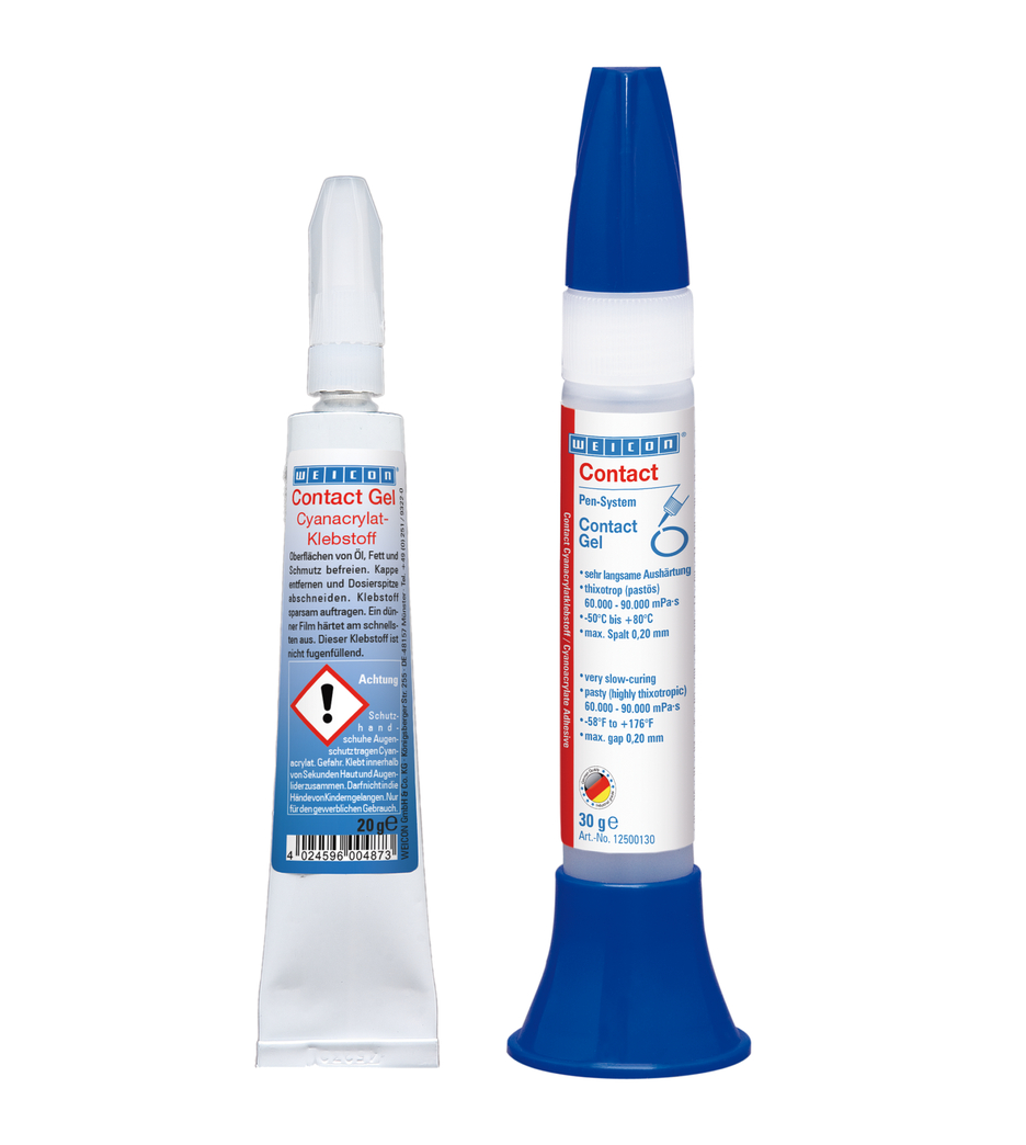 Contato GEL | adesivo instantâneo pastoso para superfícies porosas