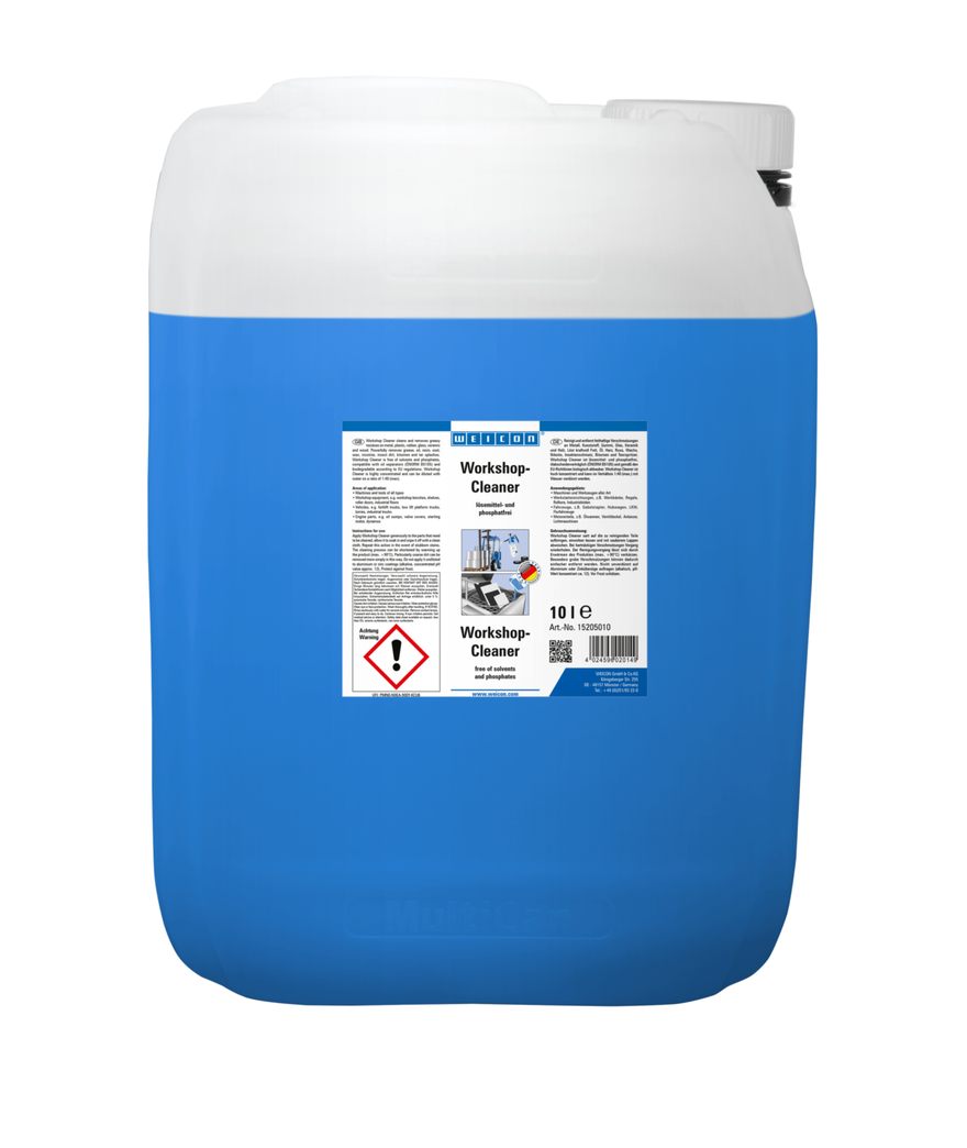 Workshop Cleaner | agente de limpeza universal sem solventes