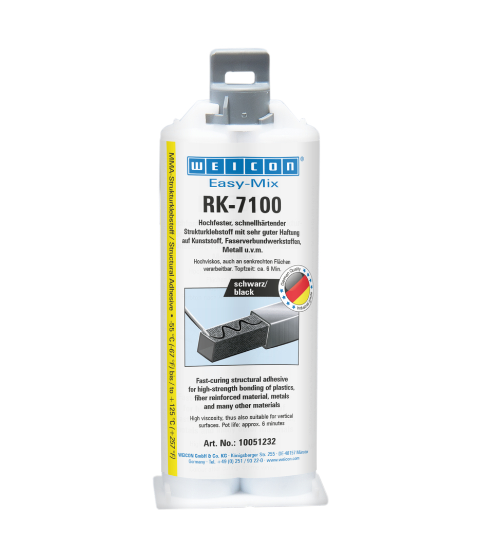 Adesivo Acrílico Estrutural Easy-Mix RK-7100 | adesivo acrílico estrutural, de cura rápida