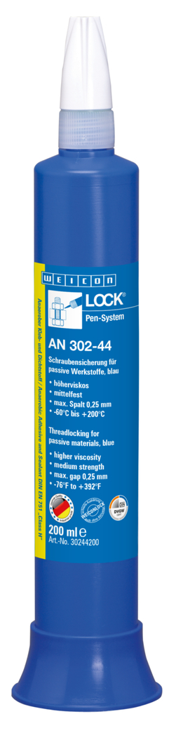 WEICONLOCK® AN 302-44 Fixador de Parafusos | para materiais passivos, resistência média WEICONLOCK® AN 302-44 Fixador de Parafusos | para materiais passivos, resistência média