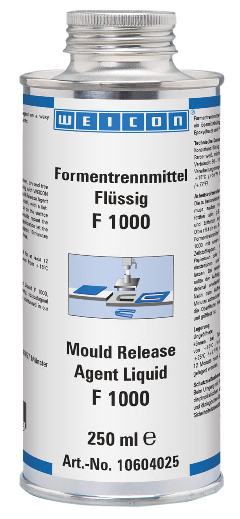 Agente Desmoldante Líquido F 1000 | para superfícies lisas
