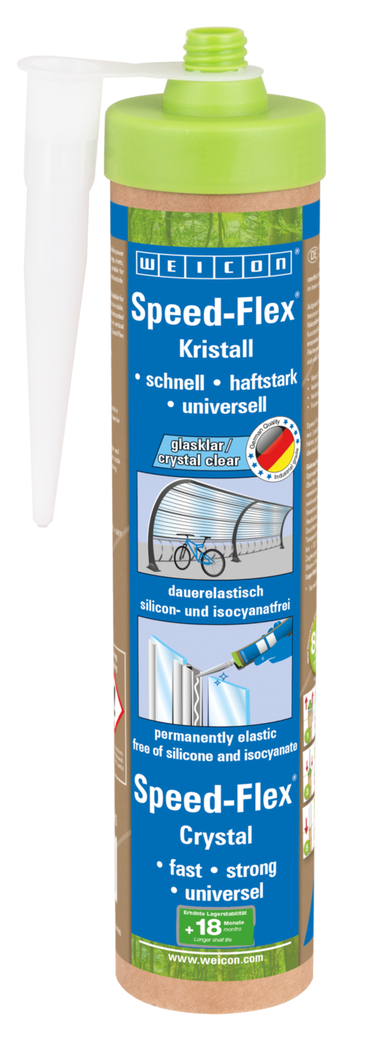 Polímero-MS Speed-Flex® Cristal | adesivo e vedante para ligações cristalinas, à base de MS-Polímero