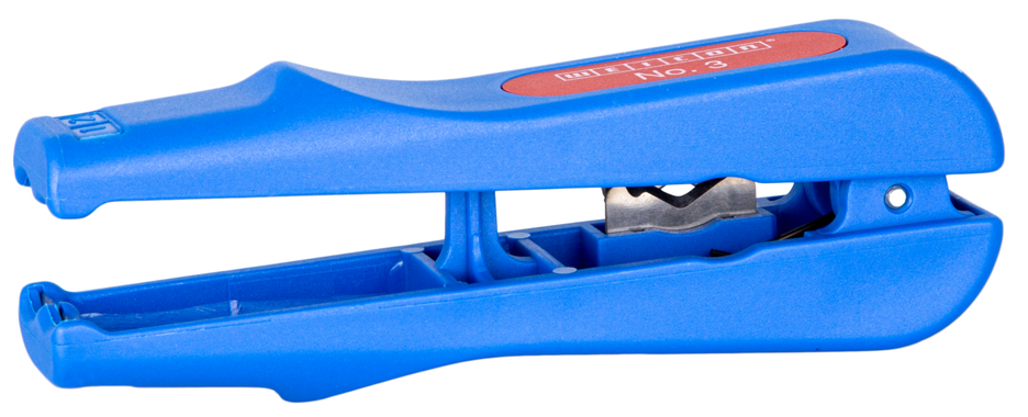 Coax Stripper No. 3 | para descarnar e retirar cabos coaxiais I inclui alicate de corte lateral I diâmetro de trabalho 4,8 - 7,5 mm Ø