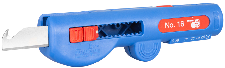 Quadro-Stripper No.16 | descarnador multifuncional I diâmetro de trabalho descarne 0,5 - 6,0 mm² / descarne 8 - 13 mm Ø