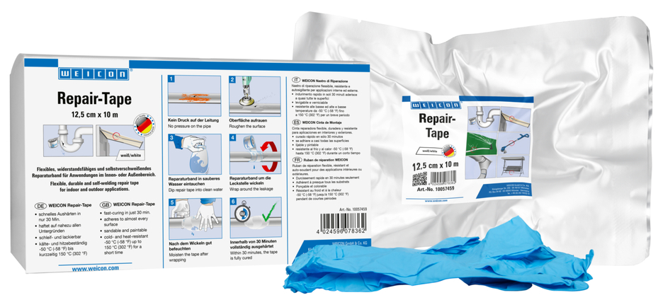 Fitas de Reparação | fita de reparação duradoura e auto-fusível, tamanho M
