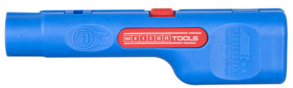 Coax-Stripper No 1 F Plus - adequado para conectores de compressão F | para descarnar e retirar cabos coaxiais inclui auxiliar de destorcer