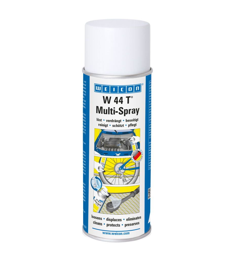 Spray W 44 T® Multi | óleo lubrificante e multifuncional com 5 funções
