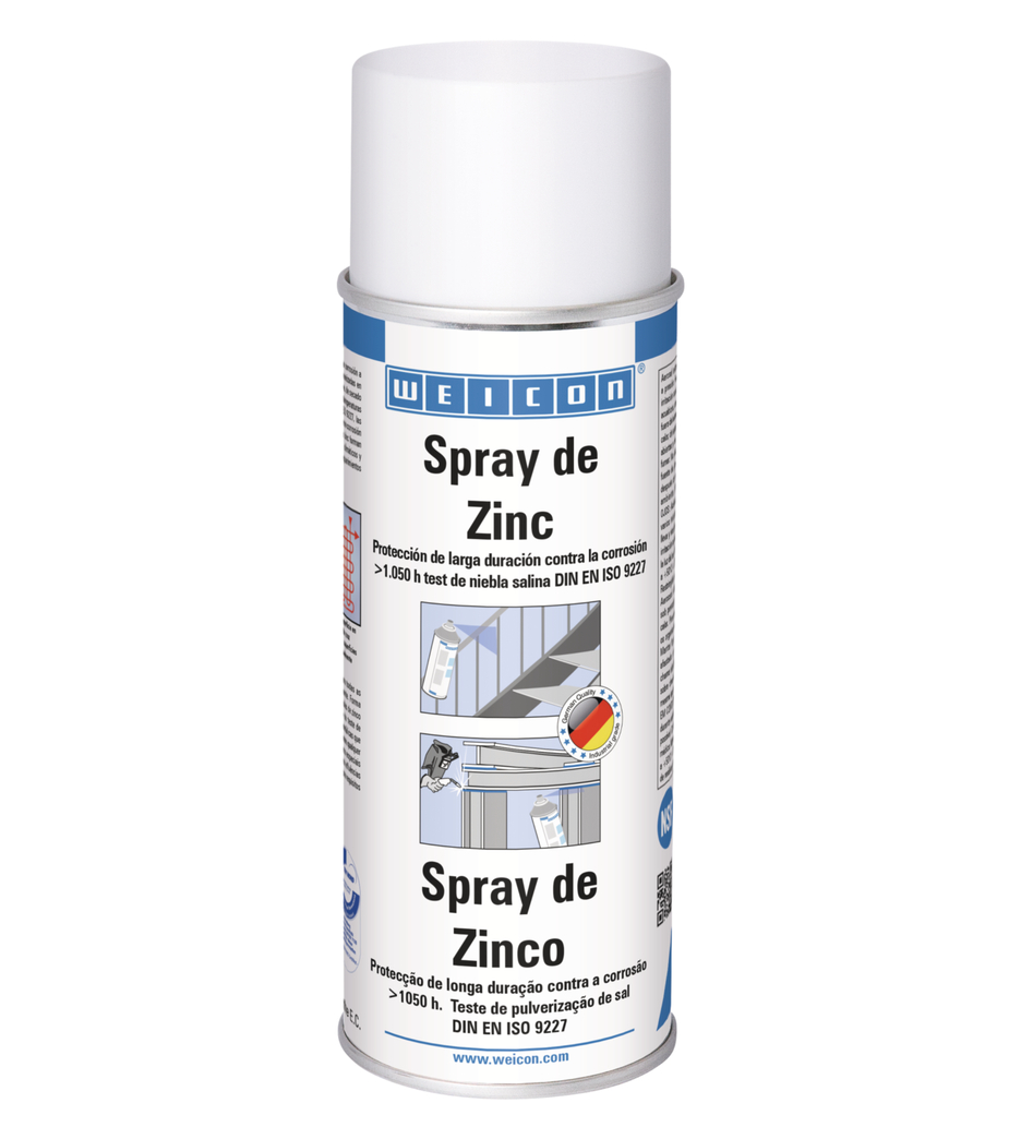 Spray de Zinco | proteção catódica contra a corrosão com aprovação para utilização no sector alimentar