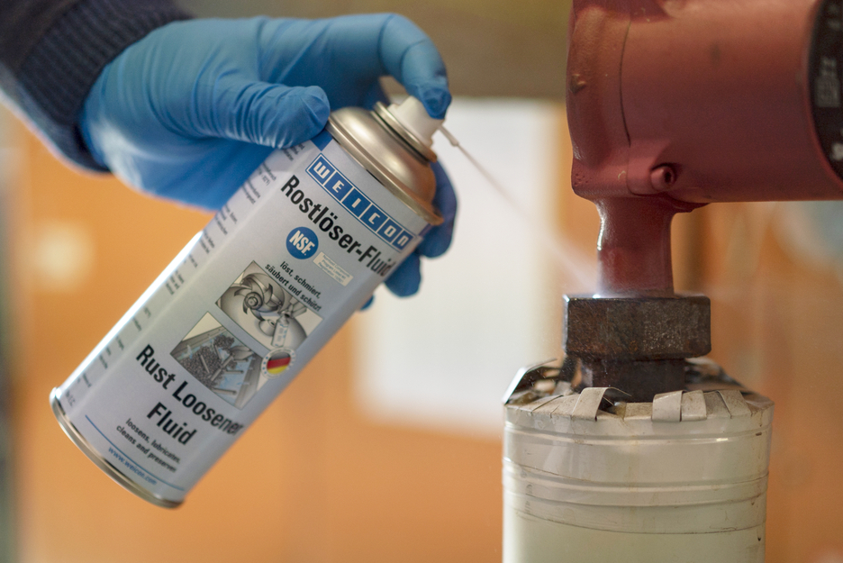 Spray Desbloqueante-Fluid | óleo de limpeza e conservação para o sector alimentar NSF H1